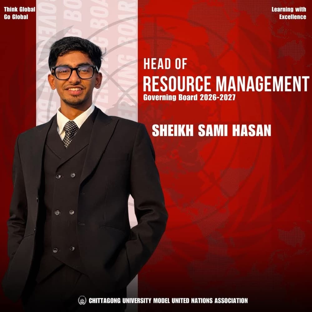 Sheikh Sami Hasan — Head of Resource Management, Governing Board 2026-27